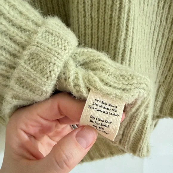 NWT James Street Co Mohair, Alpaca, Silk blend sweater